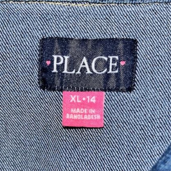 Children's Place XL size 14 jean jacket - Picture 3 of 3